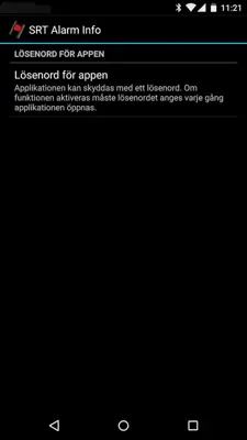 SRT Alarm Info android App screenshot 0