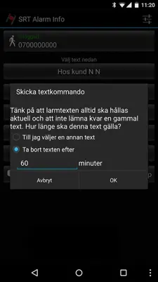 SRT Alarm Info android App screenshot 1